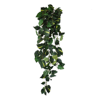 Plantes murales artificielles de décoration, vente en gros, feuilles d'herbe, plantes d'eucalyptus en plastique, suspension murale, vente en gros