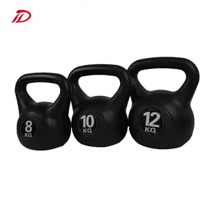 Kettlebell in calcestruzzo all'ingrosso per palestra per la casa e la palestra di sollevamento pesi kettlebell