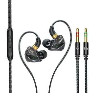 Auriculares intrauditivos con cable para música, 2,5 metros, controlador dinámico, interfaz de 3,5 mm, material plástico - Product Image 4