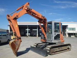 Excavatrice sur chenilles hydraulique d'occasion Hitachi ZX75, origine Japon, moteur Isuzu, forte puissance de creusement, certifiée, prix compétitif - Product Image 6