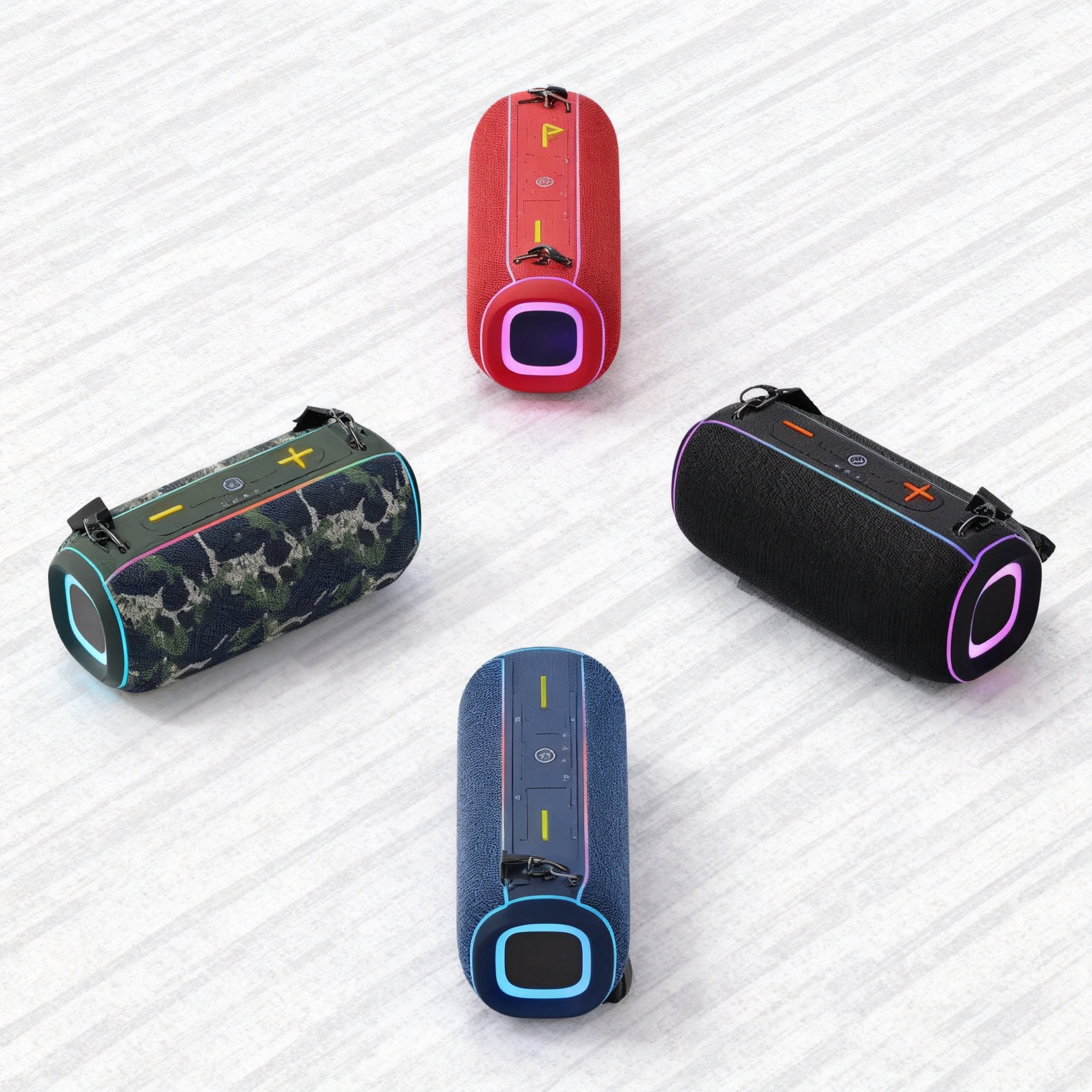 Outdoor Portable Drum  Speaker Super Loud Deep Bass Waterproof FM Custom Logo Labeling Available · image 5