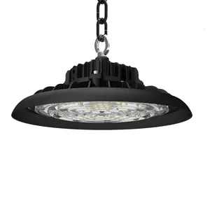 Warehouse Lamp Industrial Ufo Led High Bay Light 5 Years Warranty IP65 Indoor 100W 150W 200W Aluminum Alloy