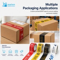 Cinta de Embalaje con Mensaje Personalizado Jastom, Película BOPP para Cajas de Envío y Almacenamiento