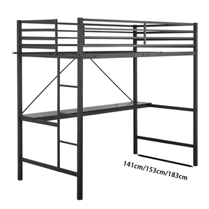 <span class=keywords><strong>Lit</strong></span> superposé en métal de bonne qualité pour dortoir, taille Queen, avec escalier, pour auberge de jeunesse, pour adultes - Product Image 4