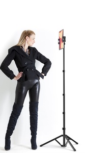 Có thể điều chỉnh chiều cao Máy tính bảng sàn Tripod đứng Tablet chủ núi <span class=keywords><strong>360</strong></span> độ xoay máy tính bảng chủ đứng - Product Image 5