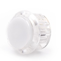 Bouton poussoir silencieux coloré en plastique transparent de 30 mm pour machine de jeu d'arcade KUBIXION KU-3191, accessoires pour console domestique