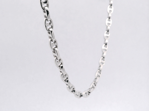 Magnífico Collar de Platino Pt950 Blanco con Acabado Espejo, Extragrande, para Unisex, Estilo Hip Hop, Pieza Impresionante para Espectáculos - Product Image 2