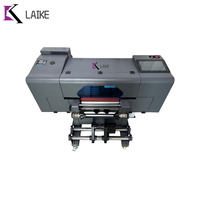 Harga pabrik A3 UV DTF Printer 330mm lebar Roll untuk Roll pencetakan stiker Label pencetakan
