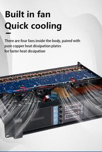 Fp10000q Dòng Mảng Khuếch Đại Chuyên Nghiệp 4*1350W Âm Thanh Chuyên Nghiệp Công Suất Cao L Khuếch Đại 4 Kênh Khuếch Đại - Product Image 4