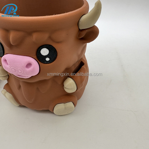 2025 phong cách mới tùy chỉnh 3D in ấn vùng cao bò Ice Cream cup với ngăn kéo phim hoạt hình ice cream Cup cho kidsp - Product Image 4
