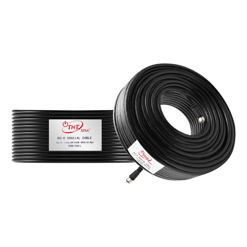 TNTSTAR 30M ใหม่ดาวเทียม Rg6สาย Rg7สาย Coaxial Lmr240 1ม้วน Coaxial