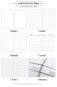 Wholesale Custom Logo <b>A5</b> Notebook Elastic Strap Pen Holder Pu Notebook Printed Logo Diary <b>Notepad</b> Note Book PU Leather Notebook - Product Image 4