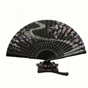 The Latest Custom Size Bamboo Fabric Foldable <b>Hand</b> Lace <b>Hand</b> <b>Fan</b> - Product Image 4