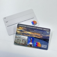 Kartu NFC Pintar Cetak Kustom T5577/EM4200 RFID 125kHz Tahan Air Tag Kontrol Akses Magnetik VIP ATM Kartu Kulit Pencetakan CMYK