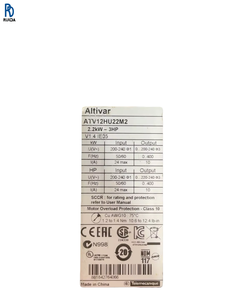 ATV12HU22M2 ไดรฟ์ปรับความถี่ได้ 2.2kW 3HP ตัวควบคุมความเร็วมอเตอร์ AC ตัวแปลงความถี่แบบปรับได้ มอเตอร์อุตสาหกรรม - Product Image 1