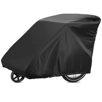 Housse de remorque pour vélo réglable OEM, housse de remorque résistante aux intempéries, tente de protection contre la pluie pour remorque à animaux de compagnie
