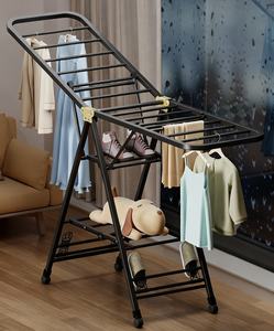 Tendedero Plegable para Ropa, Tendedero Móvil con Forma de Ala, Tendedero para Balcón - Product Image 4