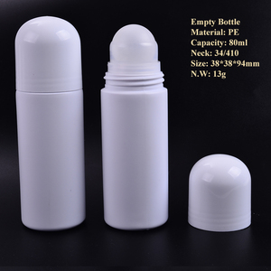 Botella desodorante de plástico vacía con forma de cilindro, 80ml, gran calidad - Product Image 2