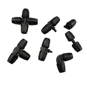 Accessoires de tuyauterie 9/12 8/12 8/11 pour tube d'irrigation goutte à goutte horticole, avec embout de blocage à crochet inversé à bouche plate, diamètre 4/7 - Product Image 4