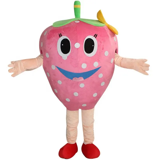 CE Certificado de frutas de fresa traje de la mascota para la venta/trajes de la mascota