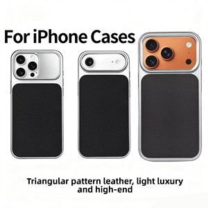 Nouvelle coque de téléphone antidérapante à motif triangulaire pour iPhone 17 Pro/16 Pro, légère et mate, compatible avec Apple 18 Pro Max - Product Image 1