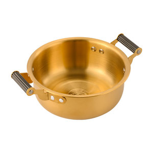 Olla para sopa de acero inoxidable 304 de 1.1L-2L, compatible con inducción, mini olla portátil para ramen y fideos - Product Image 2