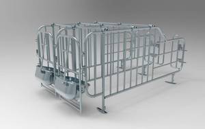 Caisse de gestation de truie d'élevage de porcs efficace réglable intelligente 2025 - Product Image 5