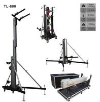 Torre Elevadora Portátil de Truss para Iluminación Móvil con Soporte de Manivela de Aluminio para Escenarios
