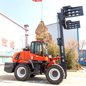 Nieuwe Heftruck Diesel 3 Ton 3.5 Ton 5 Ton 7 Ton 4wd Ruw Terrein 4X4 Diesel Heftruck Alle Terrein Met Japanse Motor - Product Image 3