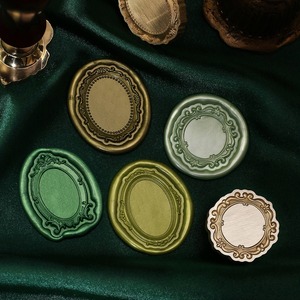 Meilleur <span class=keywords><strong>prix</strong></span> série de frontières rétro cadre photo de style européen motifs rétro tête de <span class=keywords><strong>timbre</strong></span> de sceau de cire - Product Image 2