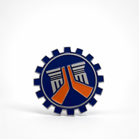 Autocollant d'emblème de voiture 3D, logo personnalisé, badge en métal chromé, autocollant d'emblème de voiture imperméable auto-adhésif
