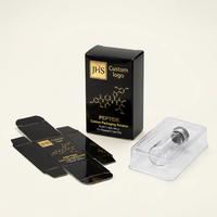 Boîtes d'emballage en carton pliables pour flacons de peptides, avec étiquettes personnalisées pour logo, 2ml, 3ml, 5ml, 10ml