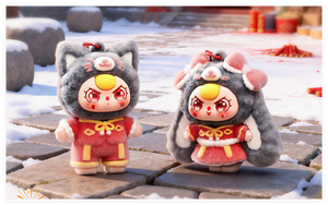 Porte-clés en peluche 3D One Piece Nouvel An pour bébé, avec trois lanières, personnages d'anime, vente en gros pour motos, voitures et porte-clés - Product Image 5