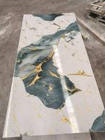 Panneau mural en marbre UV décoratif pour intérieur, feuille de marbre PVC UV, panneau UV Marbl, vente chaude