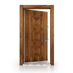 Porte de sécurité en acier moderne antivol économique pour hôtels, appartements, villas et entrées résidentielles intérieures - Product Image 1