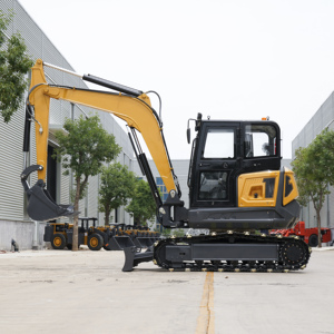 Frete Grátis Escavadeira 6.5 Ton Kubota Motor EPA Digger Farm Pequenas Escavadeiras Preços Mini Escavadeira De Esteira - Product Image 5