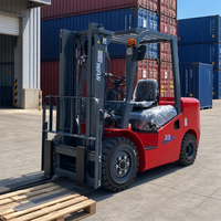 Chariot élévateur compact WGZN pour l'exportation, 3000kg, 3500kg, 5000kg, hauteur de levage 5m, moteur EPA Euro 5, performance fiable