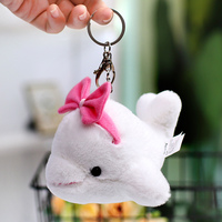 Peluche Douce et Mignonne : Requin, Orca, Lion de Mer, Dauphin, Poisson-Bouffon – Accessoires Porte-clés et Jouets en Peluche pour Bébé