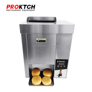 Thông minh đầy đủ tự động thép không gỉ Burger nướng bánh mỳ cho <span class=keywords><strong>Bun</strong></span> và <span class=keywords><strong>Hamburger</strong></span> làm trong thức ăn nhanh nhà hàng hoặc tiệm bánh - Product Image 1