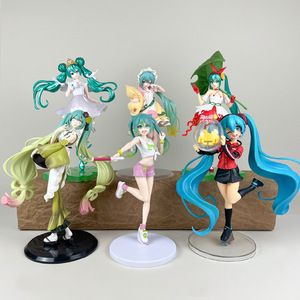 Colección de Figuras de Anime Japonés de Conejitas Sexys y Lindas de 8-25 cm, Figura de PVC de Miku, Estatuilla de Plástico, Modelo de Juguete, Muñeca - Product Image 1