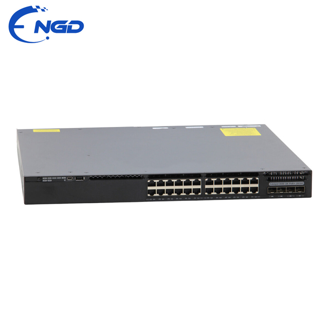 PoE Ethernet Switch 24-Port Gigabit Layer 3 Stackable Managed Used for Campus Access Layer WS-C3650-24PS-L/-S/-E