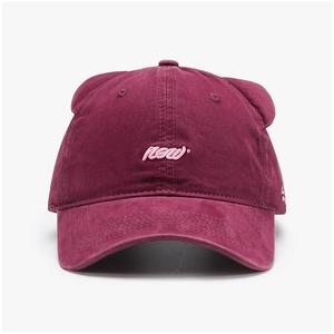 Casquette de baseball 2026 Nouvelle collection en coton multicolore tendance, ajustable, avec logo côtelé et grande visière, style vintage - Product Image 1