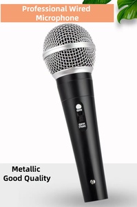 B220 Bán Buôn Trọng Lượng Nhẹ Màu Đen Kim Loại Microphone Di Động Cho Nhà Theatre Máy Tính Phòng Thu Bên Đám Cưới Loa - Product Image 6
