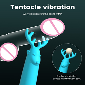 Vibrador Anal Recargable USB <span class=keywords><strong>Mini</strong></span> Elk, Impermeable, para Uso Masculino y Femenino, 10 Velocidades, Estimulación del Punto G y Anal, Vibrador de Bala - Product Image 2