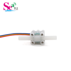 เครื่องวัดอัตราการไหล PVDF รุ่น ZJTM-04A แบบพัลส์เอาท์พุต อุปกรณ์ความงาม เซ็นเซอร์สวิตช์วัดการไหลแบบฮอลล์เอฟเฟคท์ 0.1-4 ลิตร/นาที สำหรับการวัดปริมาณน้ำ - Product Image 4