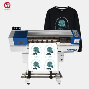 High quality dtf all-in-one printer 60cm T shirt dtf inkjet printer direct to film industrial dtf printer 13x19 with dual heads