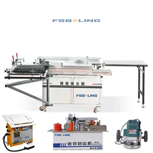 Portable High Quality Large Size Factory Assembly Line Standard Woodworking Machinery High Precision Cutting Machine Table Saw