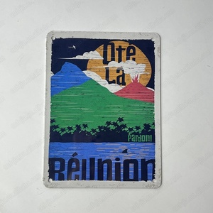 Biển kim loại trang trí, bán buôn, cổ điển, tùy chỉnh, in trên tấm kim loại, trang trí tường, biển thiếc - Product Image 2