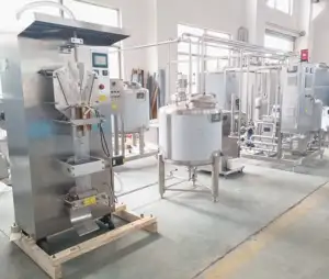 Linha de processamento do leite e máquina de embalagem personalizada comercial