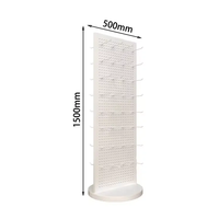 Support de Présentation pour Coques de Téléphone Portable, Présentoir Rotatif en Métal pour Écouteurs Mobiles, Support de Téléphone pour Chargeur USB, Écologique et Détachable